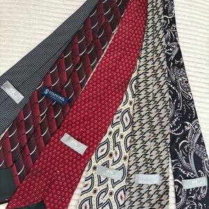 Stafford (6) Red and Black Ties Collection